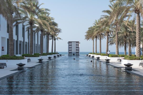 Piscine de l'hôtel The Chedi Muscat