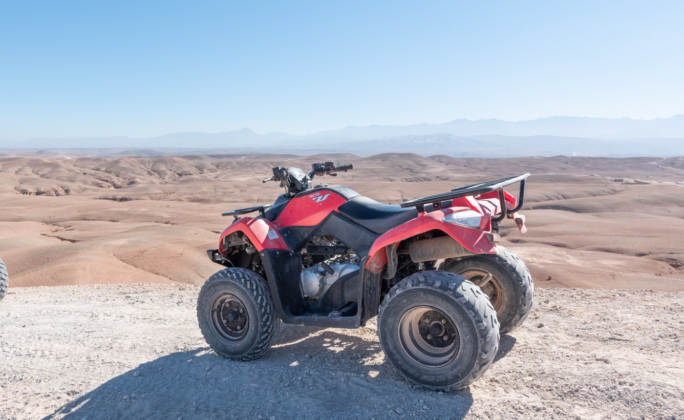 Excursion quad à Marrakech