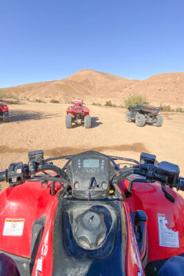 Prise en main d'un quad à Marrakech