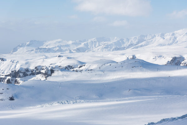 Arrêt pendant la sortie snowmobile