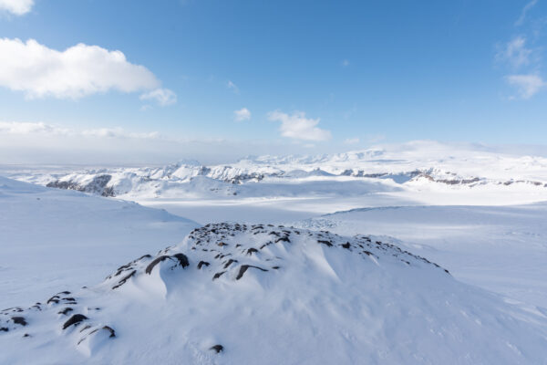 Panorama sur le volcan Eyjafjöll