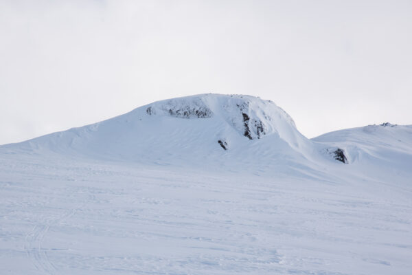 Vue au cours de la balade en snowmobile