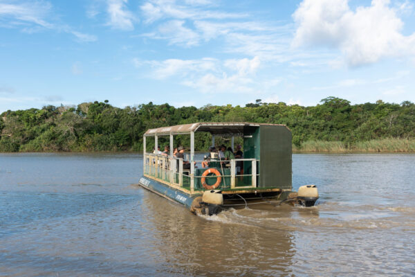 Sortie en bateau pour l'observation d'hippopotame dans l'estuaire Sainte-Lucie