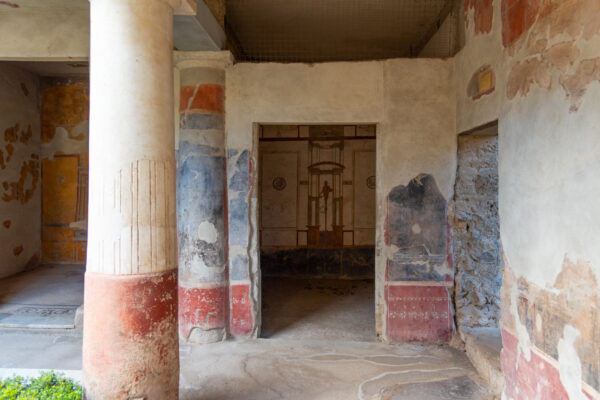 Villa dans le parc archéologique de Pompéi