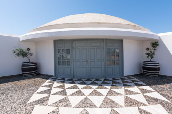 Visite et dégustation dans un vignoble de Santorin