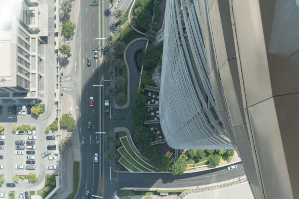 Vue plongeante depuis la Sky Glass Walk