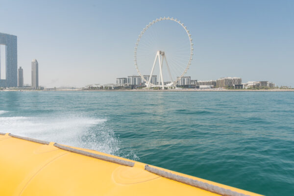 Ain Dubai depuis un Yellow boat