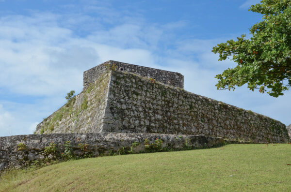 Fort dans le centre de Bacalar à Mexique