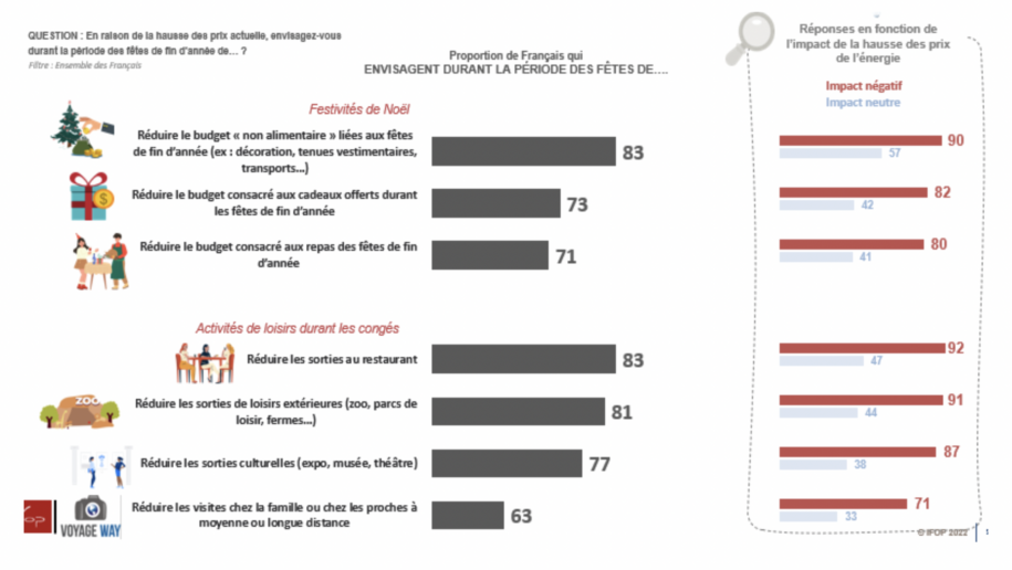 Sondage sur les intentions de départ en voyage pour les fêtes de fin d'année 2022