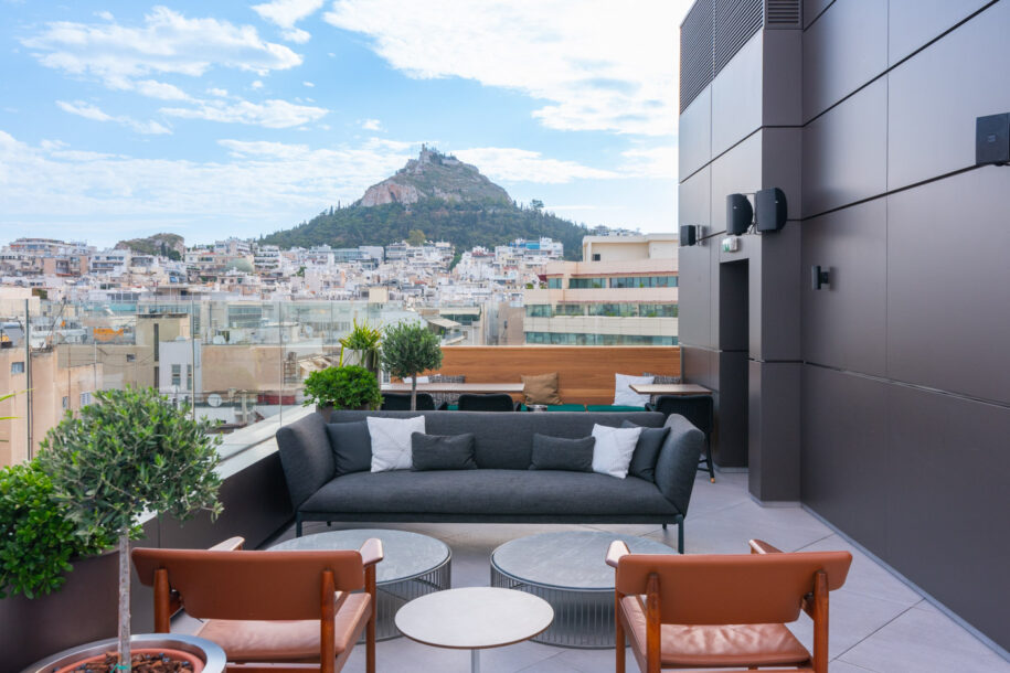 Terrasse de l'hôtel MGallery Athens Capital Center